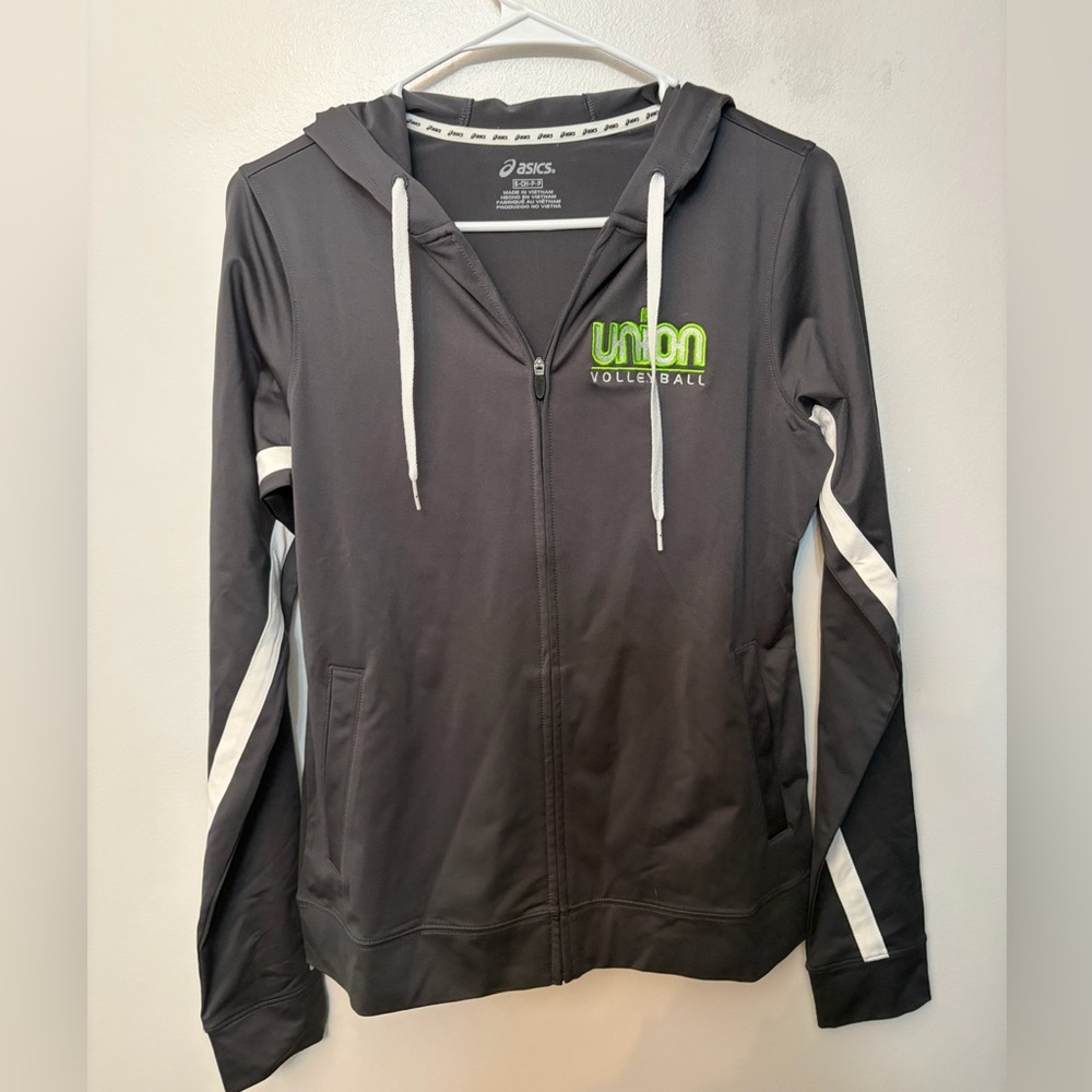 ASICS Women's Black and White Varsity Jacket